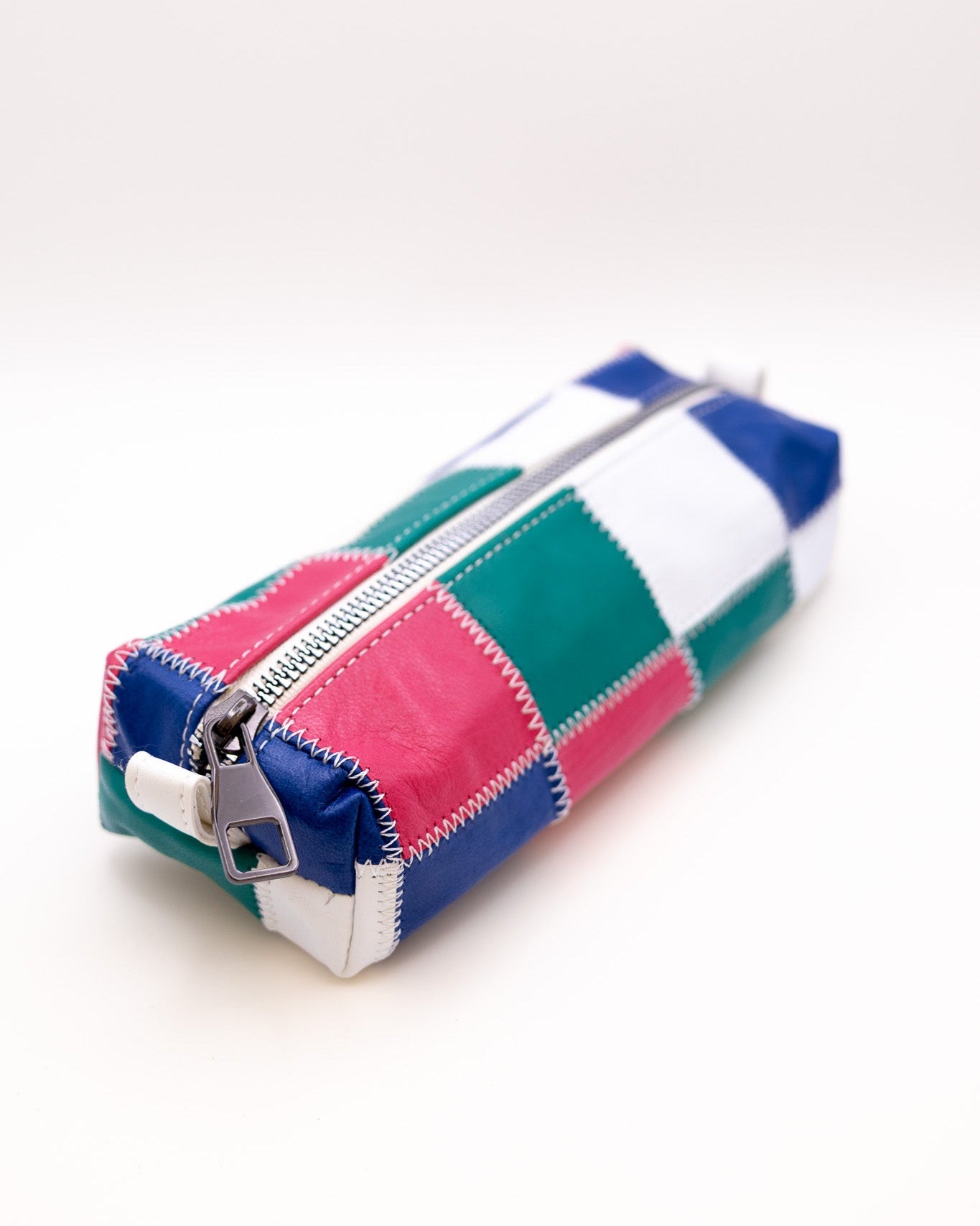 The Pencil Pouch - Green/Blue/Pink