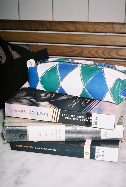 The Pencil Pouch - Blue/Green